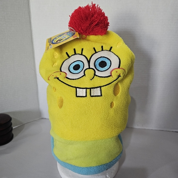 SpongeBob Squarepants Reversible Winter Hat Adult New Patrick Nickelodeon - Picture 2 of 10